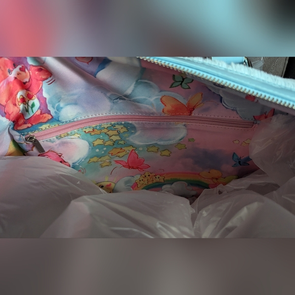 Dolls Kill x Care Bears Fuzzy Weekender Duffel Bag - Picture 5 of 12